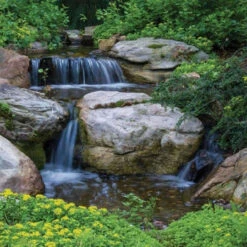 Aquascape Medium Pondless Waterfall Kit, 16' Stream W/ 3-PL 3000 Pump -Aquavista Shop aquascape pondless waterfall kit 3pl feature 1000 17102.1662149273