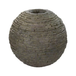 Aquascape Stacked Slate Spheres -Aquavista Shop aquascape stacked slate fountain large sphere 1000 85032.1642093645