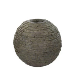 Aquascape Stacked Slate Spheres -Aquavista Shop aquascape stacked slate fountain medium sphere 1000 90980.1642093645