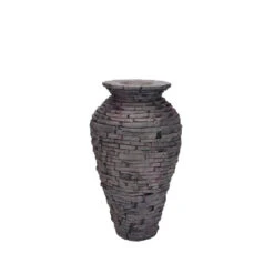 Aquascape Stacked Slate Urn -Aquavista Shop aquascape stacked slate fountain urn small 1000 58110.1666640600