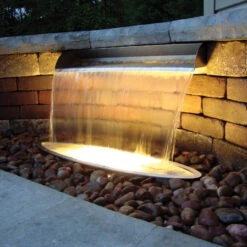 Atlantic Formal 304 Stainless Steel Spillways -Aquavista Shop atlantic 304ss spillway installed 1000 56749.1665406433