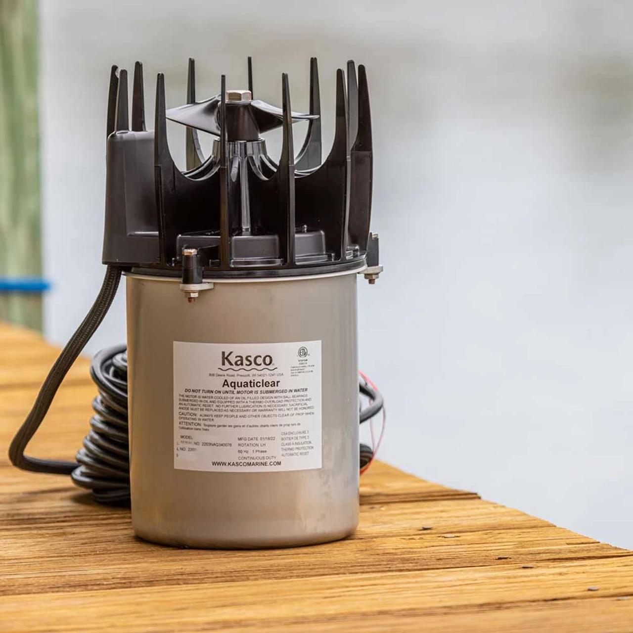 Kasco AquatiClear Water Circulator W/ Universal Dock Mount, 1 HP, 115V 2 Kasco AquatiClear Water Circulator W/ Universal Dock Mount, 1 HP, 115V - Image 2