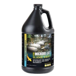 Microbe-Lift Sludge Away -Aquavista Shop microbe lift sludgeaway 1gallon round 1000 09139.1659554372