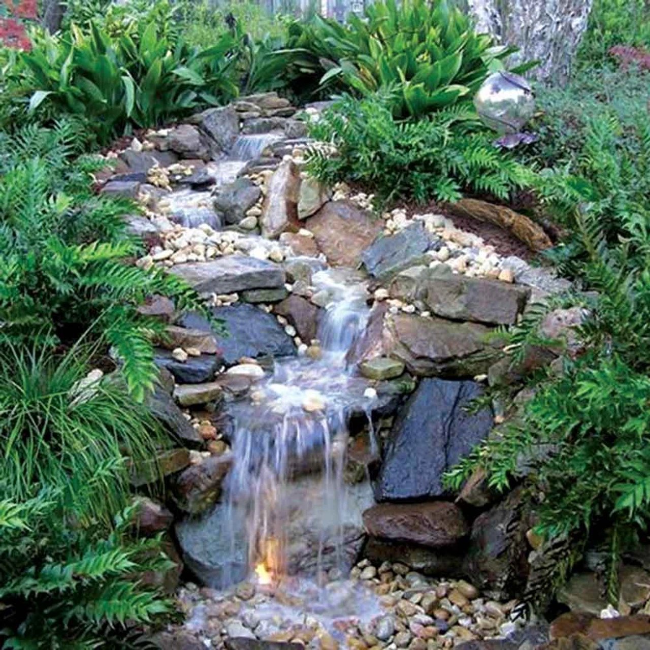 Aquascape Large Deluxe Pondless Waterfall Kit, 26' Stream W/ AquaSurge Pro 4000-8000 Pump 4 Aquascape Large Deluxe Pondless Waterfall Kit, 26' Stream W/ AquaSurge Pro 4000-8000 Pump - Image 4