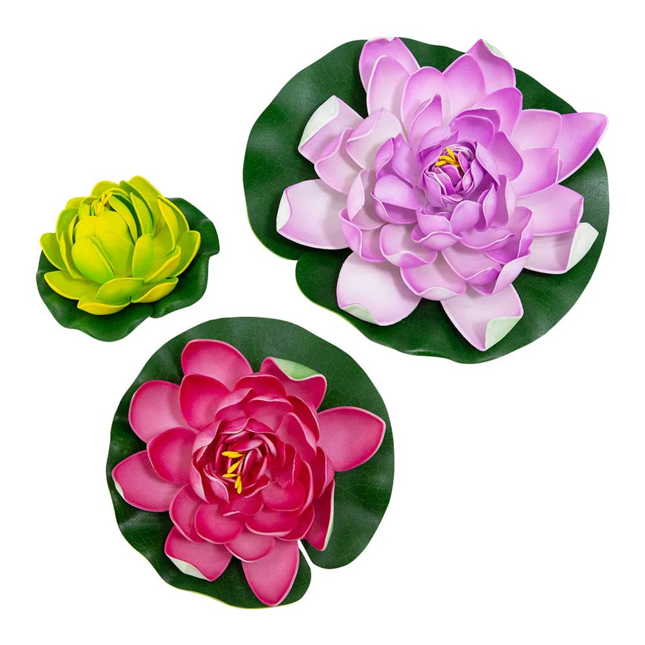 The Pond Guy Artificial Water Lily, 3 Pack 1 The Pond Guy Artificial Water Lily, 3 Pack