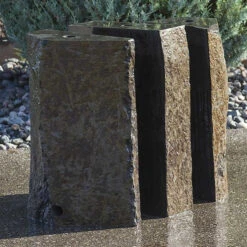 Split Polished Basalt Fountain Kit -Aquavista Shop triple split 3 piece no water 1000 36735.1643678785
